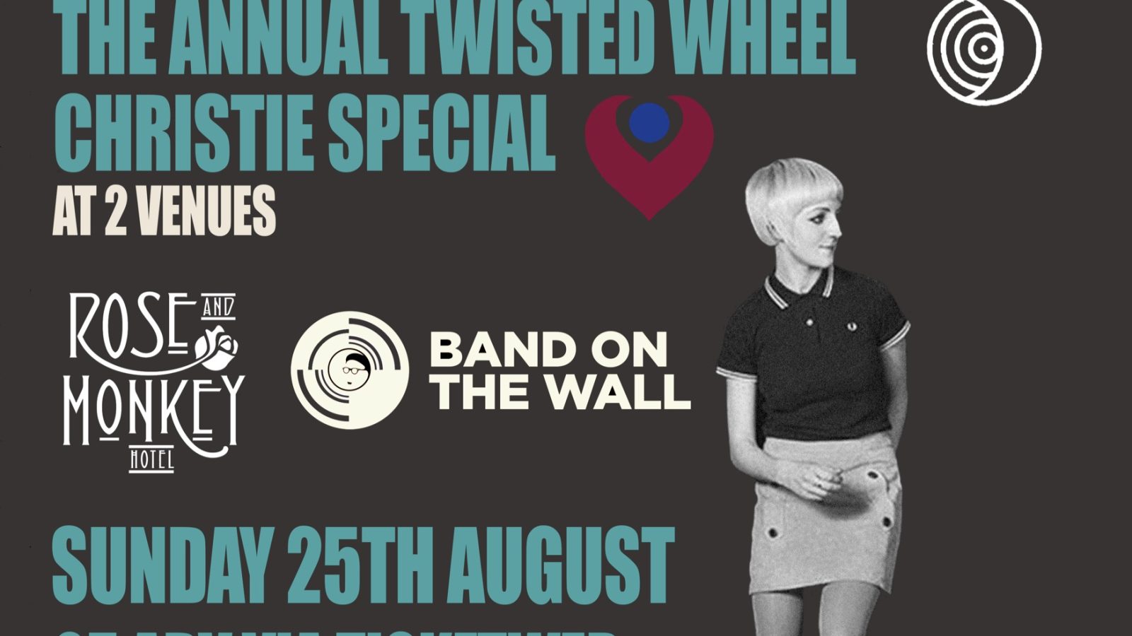 The Twisted Wheel Club AllDayer Band on the Wall