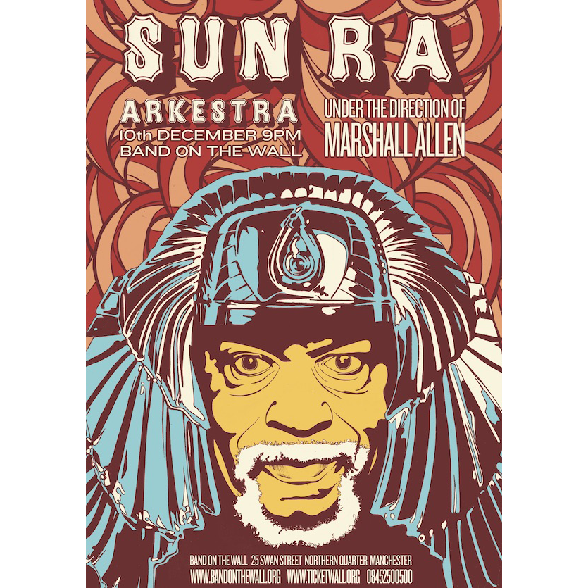 Sun Ra Arkestra Poster Band On The Wall