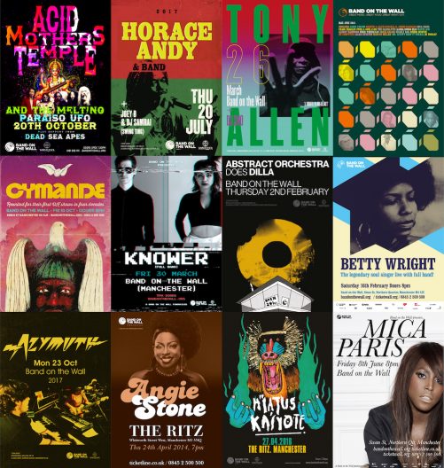 Vintage Gig Posters Azymuth Tony Allen Betty Wright Cymande And More Added Band On The Wall