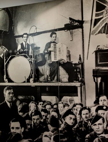 Historic Photo of Band on the Wall Stage