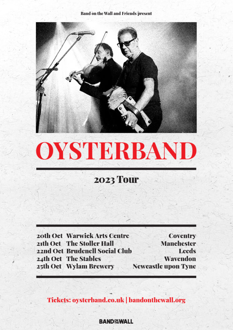 oysterband tour dates 2023