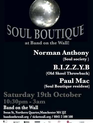 Soul Boutique ft. Norman Anthony B.I.Z.Z.Y.B Paul Mac Band