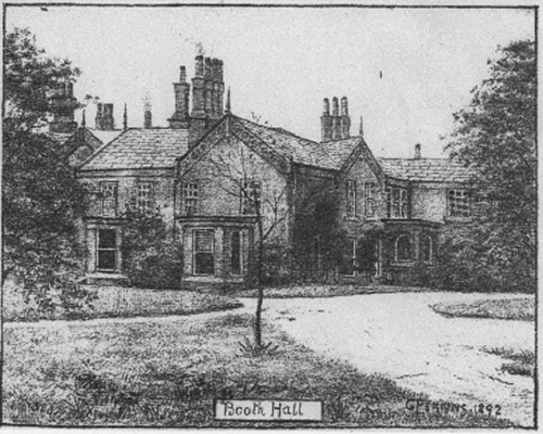 Figure 8 – Booth Hall, in the grounds of which was the McKenna home, Booth Cottage